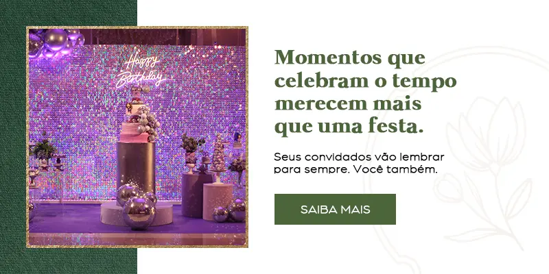 Banner aniversario Tulipas Buffet: saiba mais